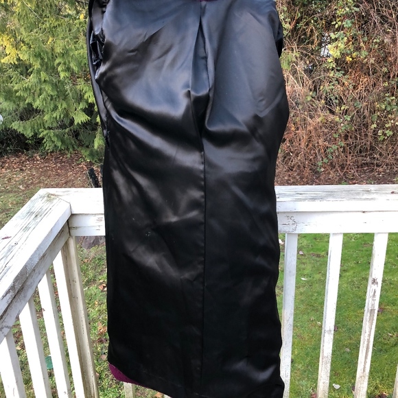 VTG 60S BROMLEIGH BOUCLE WOOL PURPLE MIDI COAT - Picture 5 of 8